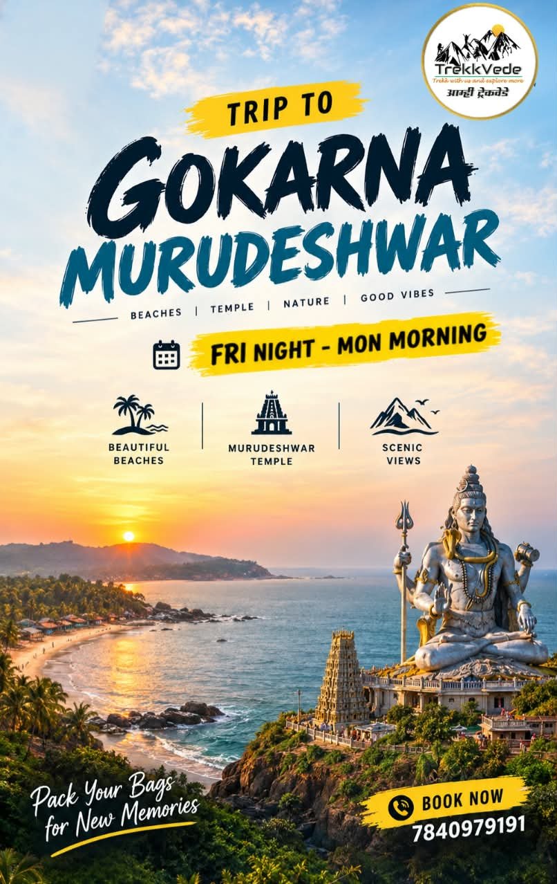 Gokarna - Murudeshwar Trip - weekend trek near Karnatak